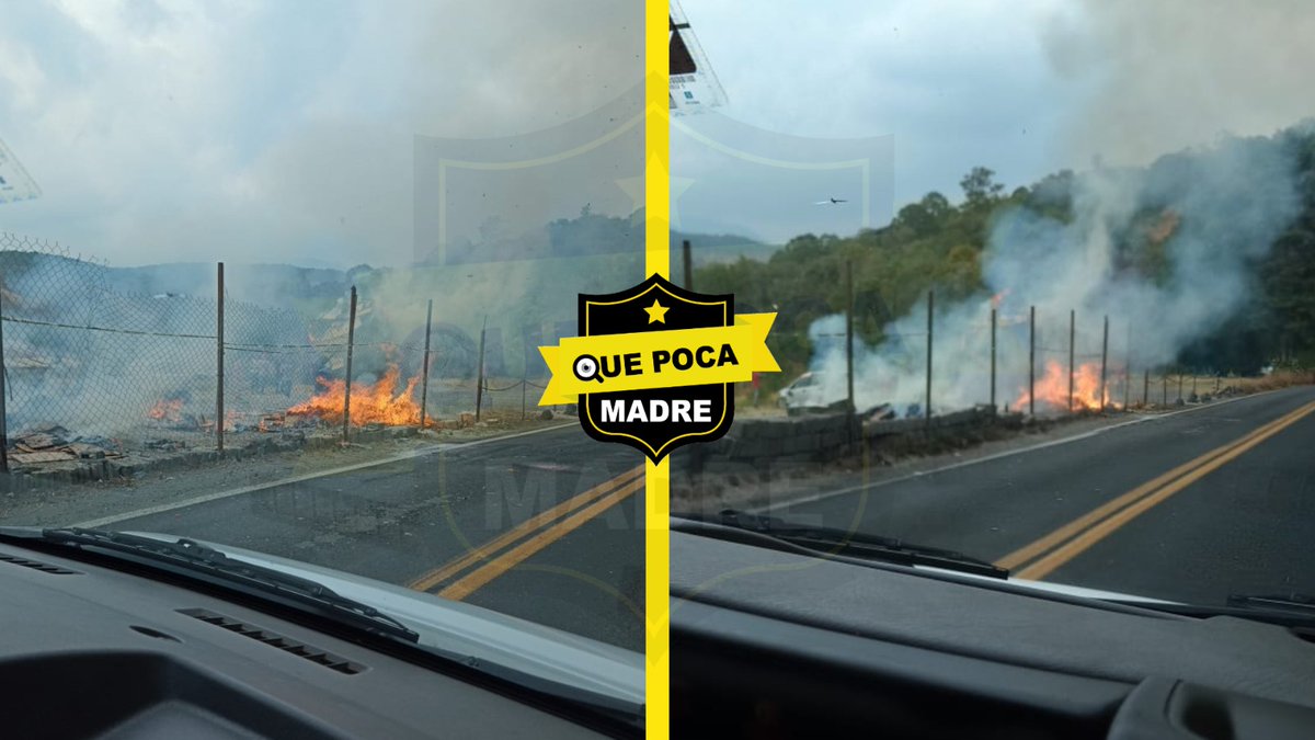 QuePocaMadreMex's tweet image. #TómeloEnCuenta‼🚨
 ARDE CAMIÓN EN #Temas 🔥🆘🚒

CUIDADO... Un camión de cartón está quemándose enfrente de la aguacatera de #Temascaltepec, #Edomex, sobre la carretera federal 134 #Toluca-#Altamirano. ⚠Maneje con precaución.

@pciviledomex 
@SS_Edomex 
@GN_Carreteras