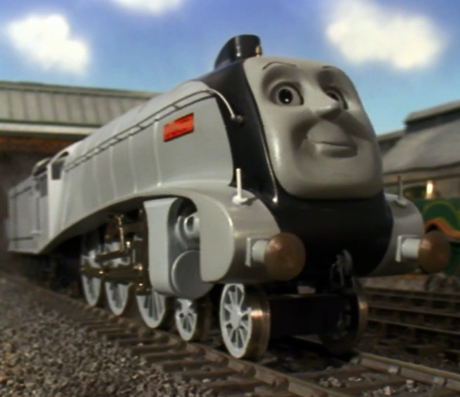 Redenginebobby2's tweet image. You know with all this Adventures of Thomas talk going on
I think the Marc Forster movie should have the antagonist be a Steam Engine instead of a Diesel 
I would Probably go with Spencer
(And also have him voiced by Jeremy Clarkson)