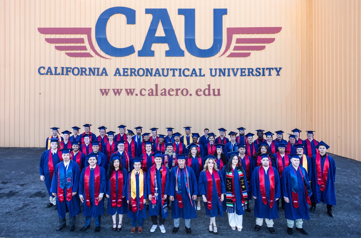 Give it up for CAU's Class of 2024!🎓✈️👏
.
.
.
📷: April &amp; Co.
#graduation #classof2024 #caustudents #calaero #futurepilots #futureaandps #grad #cauclassof2024 #caugraduation