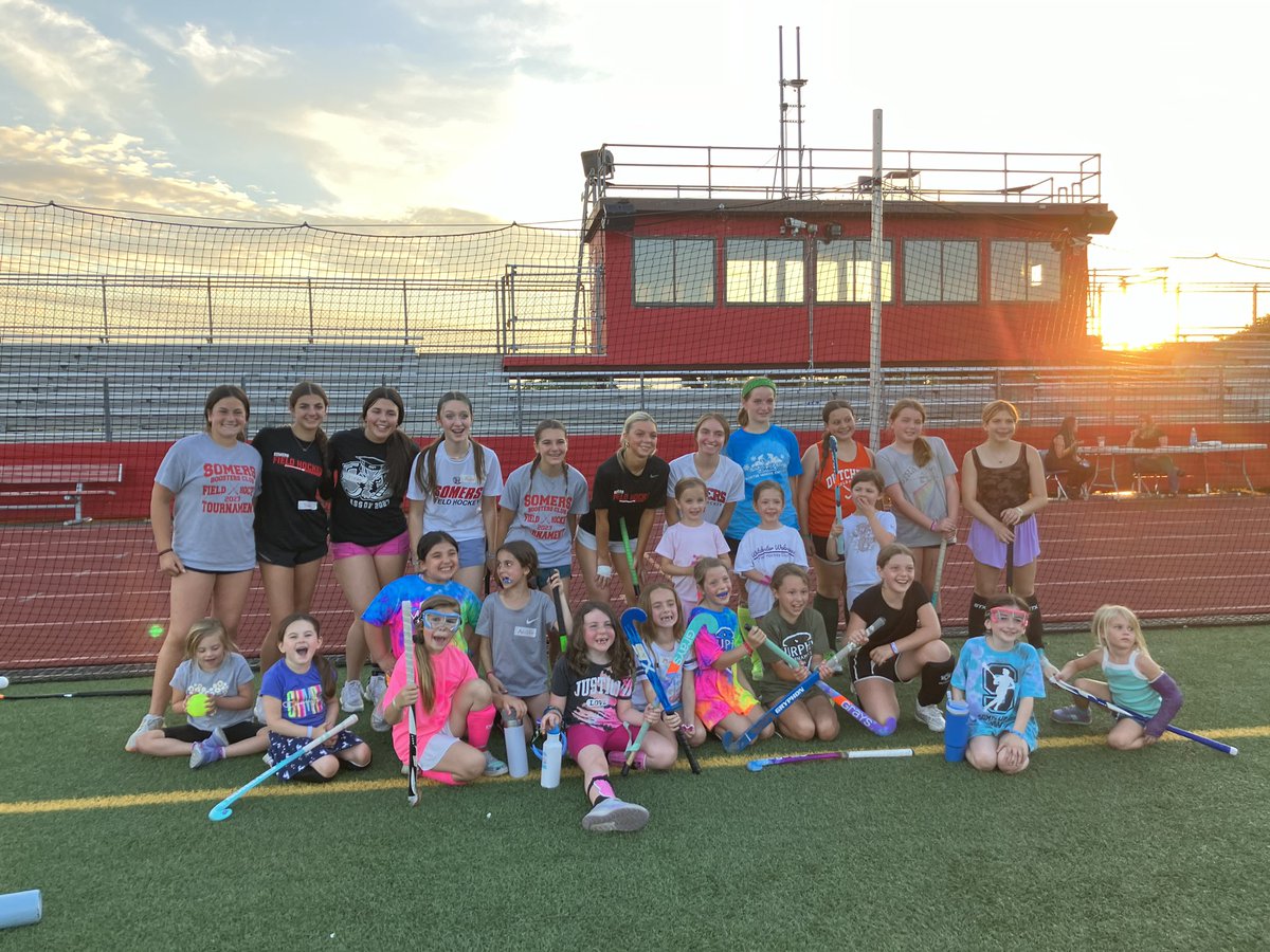 SomersFH's tweet photo. Thank you to all of our participants at our two learn to play field hockey clinics! A huge shoutout and thank you to our SYSO FH coaches and our high school athletes for helping to grow the game! 🏑 https://t.co/FW7AYWvYv3