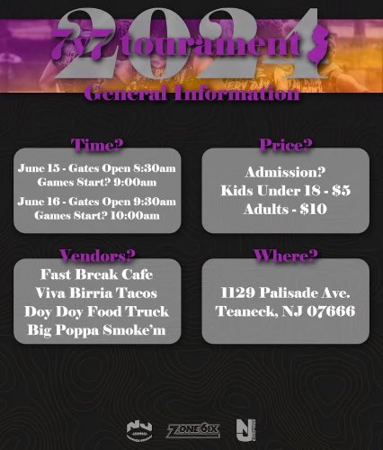 Zone6 7 on 7 Information for June 15