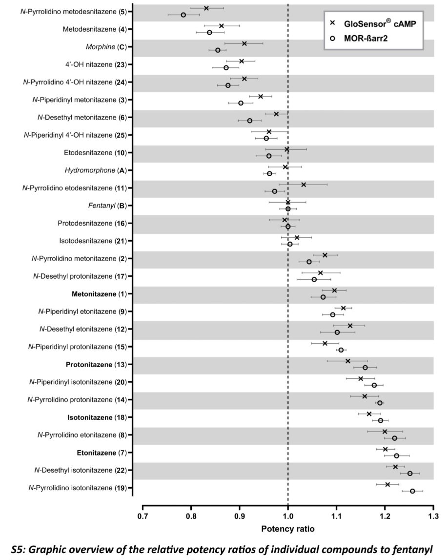 Christophe Stove (@christophestove) on Twitter photo Now #openaccess in ArchToxicol:
⚠️ Important paper by <a href="/DevriezeLiam/">Liam DeVrieze</a> (his first 1st author paper 👏), et al., on emerging #nitazenes:
👉 pharmacology data (βarr2 & cAMP)
👉 85 (!) forensic cases (64 🇺🇸, 10 🇨🇦, 11 🇬🇧).
🤝 Yet another 💪 collaboration with <a href="/CFSRE_/">CFSRE</a> <a href="/NPSDiscovery/">NPS Discovery @ CFSRE</a>.
👇 Now #openaccess in ArchToxicol:
⚠️ Important paper by <a href="/DevriezeLiam/">Liam DeVrieze</a> (his first 1st author paper 👏), et al., on emerging #nitazenes:
👉 pharmacology data (βarr2 & cAMP)
👉 85 (!) forensic cases (64 🇺🇸, 10 🇨🇦, 11 🇬🇧).
🤝 Yet another 💪 collaboration with <a href="/CFSRE_/">CFSRE</a> <a href="/NPSDiscovery/">NPS Discovery @ CFSRE</a>.
👇