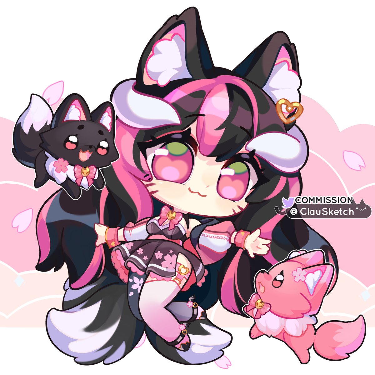 Clau Sketch☁️ ✨COMMS OPEN✨ (@clausketch) on Twitter photo With her little foxes ♡
~~~~~~~~~~~~~~~~~~~~~~~~~~~~~~~~~~~~
♡♡ ᴄᴏᴍᴍɪssɪᴏɴ ᴛᴏ: <a href="/asakifox/">♡ Asaki Valentine ♡ 🖤🌸🩷</a>
✨~ ᴛʜᴀɴᴋ ʏᴏᴜ sᴏ ᴍᴜᴄʜ~ ♡♡
#asakiart #commission #chibi #anime With her little foxes ♡
~~~~~~~~~~~~~~~~~~~~~~~~~~~~~~~~~~~~
♡♡ ᴄᴏᴍᴍɪssɪᴏɴ ᴛᴏ: <a href="/asakifox/">♡ Asaki Valentine ♡ 🖤🌸🩷</a>
✨~ ᴛʜᴀɴᴋ ʏᴏᴜ sᴏ ᴍᴜᴄʜ~ ♡♡
#asakiart #commission #chibi #anime