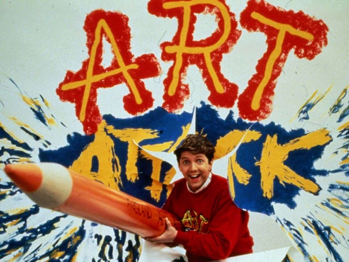 EwanLow6's tweet image. Art Attack &apos;34 YEARS&apos; Premiered on ITVX Kids #ArtAttack #RememberingCITV #CITV @ITV @marklu2002 @UmairYoKaiMon