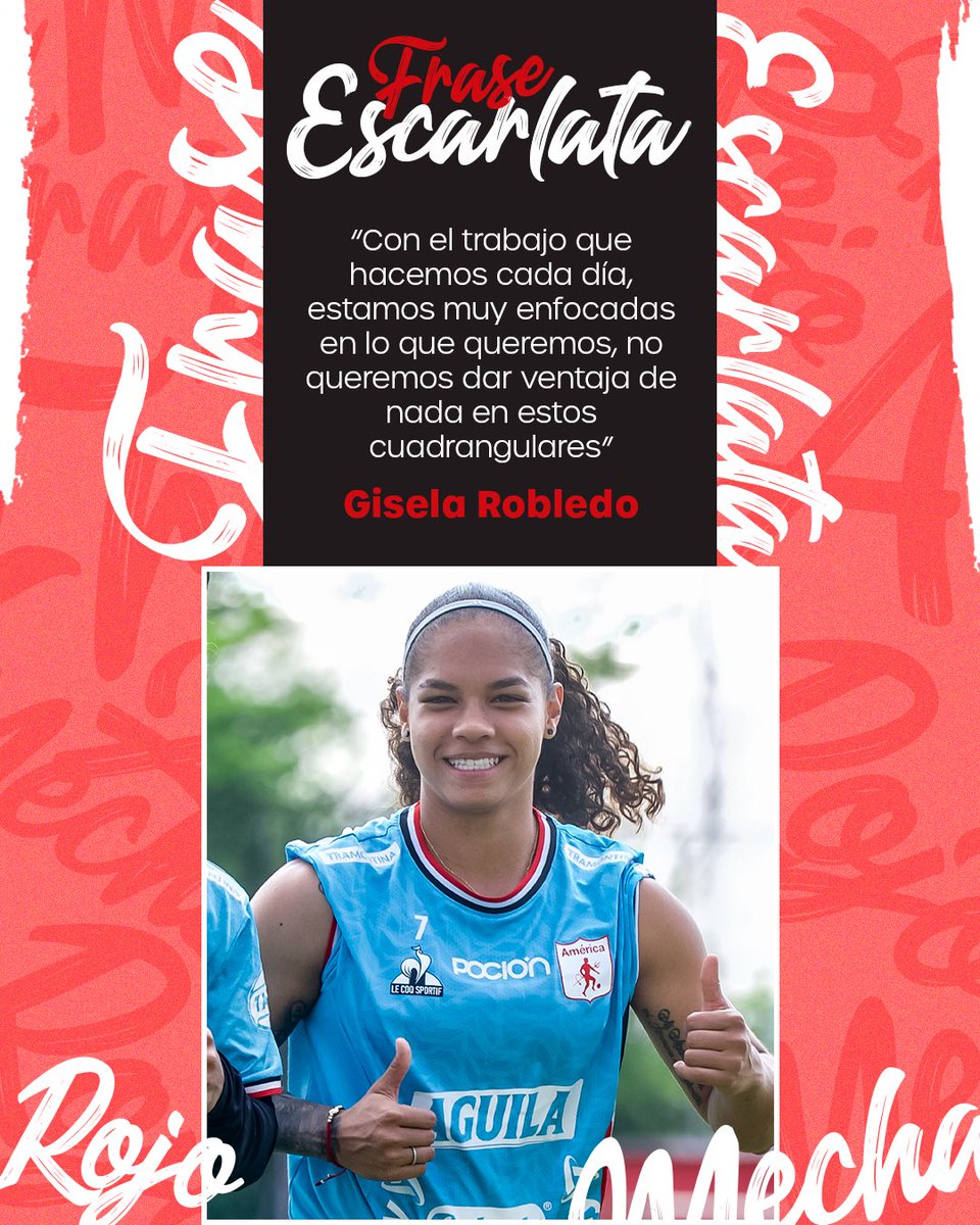 #FraseEscarlata 🗣️ Declaraciones de Gisela Robledo previas al inicio de los cuadrangulares de la Liga 👹💪