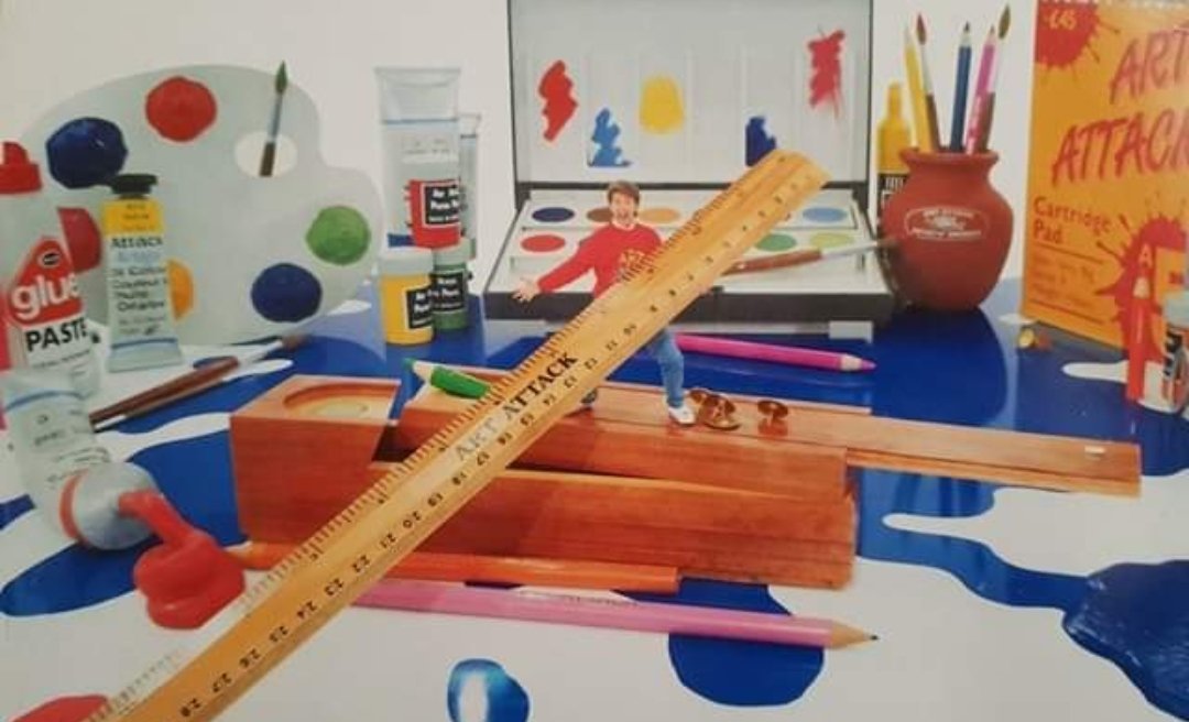 EwanLow6's tweet image. Art Attack &apos;34 YEARS&apos; Premiered on ITVX Kids #ArtAttack #RememberingCITV #CITV @ITV @marklu2002 @UmairYoKaiMon