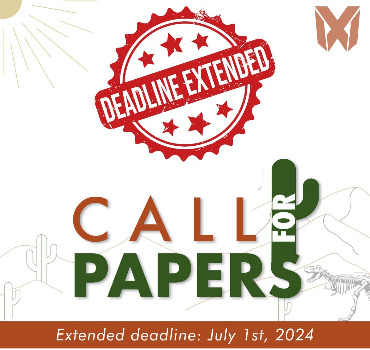 mexihc's tweet photo. 📢 EXTENDED DEADLINE 📷

🎊 The Call for Papers is OPEN for MexIHC 2024! 

🔊 Important Dates:
[Extendend deadline]: July 1st, 2024
Notification of acceptance: August 20th, 2024

📷 For more details, visit our website:
https://t.co/eWpewl8tHA https://t.co/guR2E9R5ee