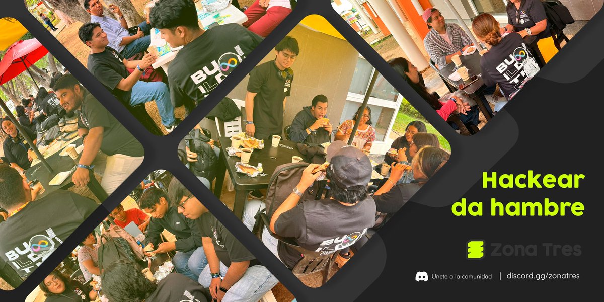 waylearnlatam's tweet photo. Los hackathones presenciales nos dan la oportunidad de convivir y conocer nuevas personas 🙌🏻 y por su puesto la comida, la plática y bien ambiente no faltan. 😎🚀
#hack #ICP #hacktahon https://t.co/HyFS90XBwB