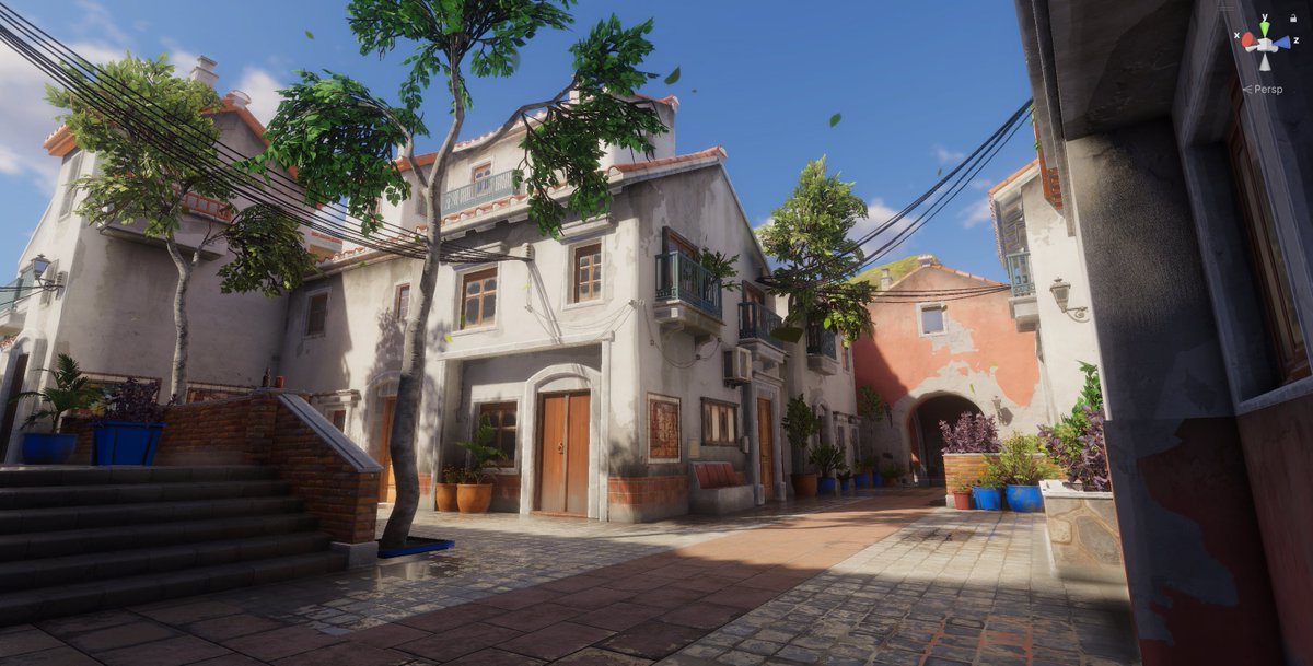thiagoklafke's tweet image. I&apos;m going to finally release publically the Spanish Town next week! I had to cut back on a lot of my ambitions, but I think it will be a cool little immersive environment to spend some time in :) Putting the last finishing touches now with a cable/wiring pass!
#madewithunity…
