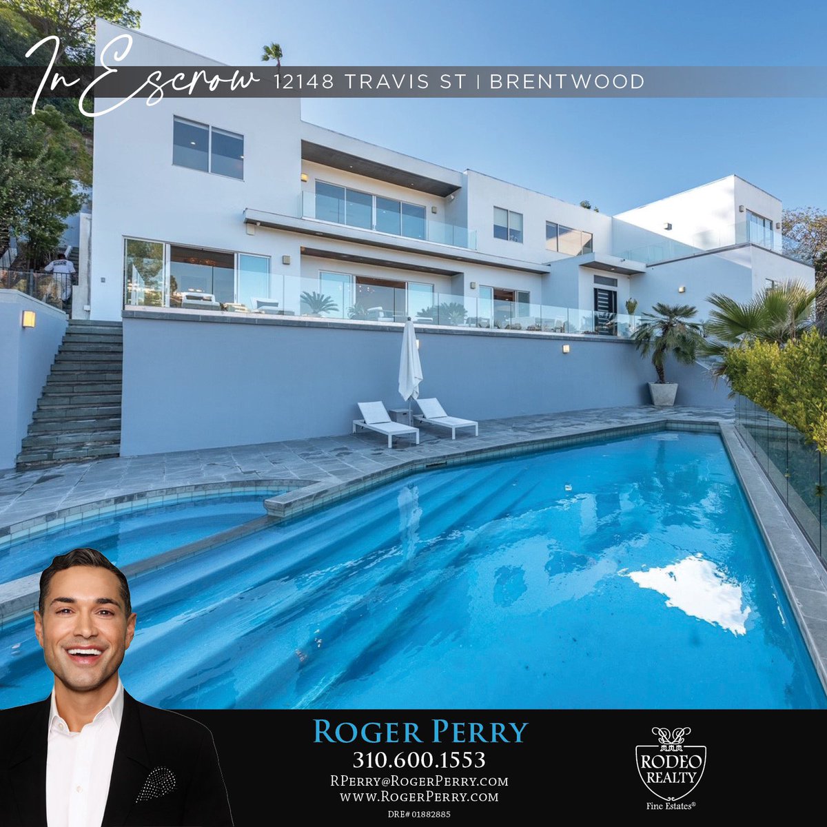 RogerPerryLA's tweet image. IN ESCROW!! 

12148 Travis Street
Brentwood

Stunning Brentwood Contemporary Home w/panoramic views that perfectly frame the Santa Monica Mtns &amp;amp; the Getty Museum!

#realestate #realtor #luxurylifestyle #luxuryhomes #luxuryrealestate #losangeles #belair #hollywood #celebrityhomes