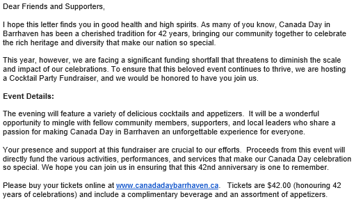 cnddaybarrhaven's tweet photo. Let's keep Canada Day in Barrhaven alive and have a great time doing it, see attached. https://t.co/ciKUvdfi0G https://t.co/tiyi9jI2QX