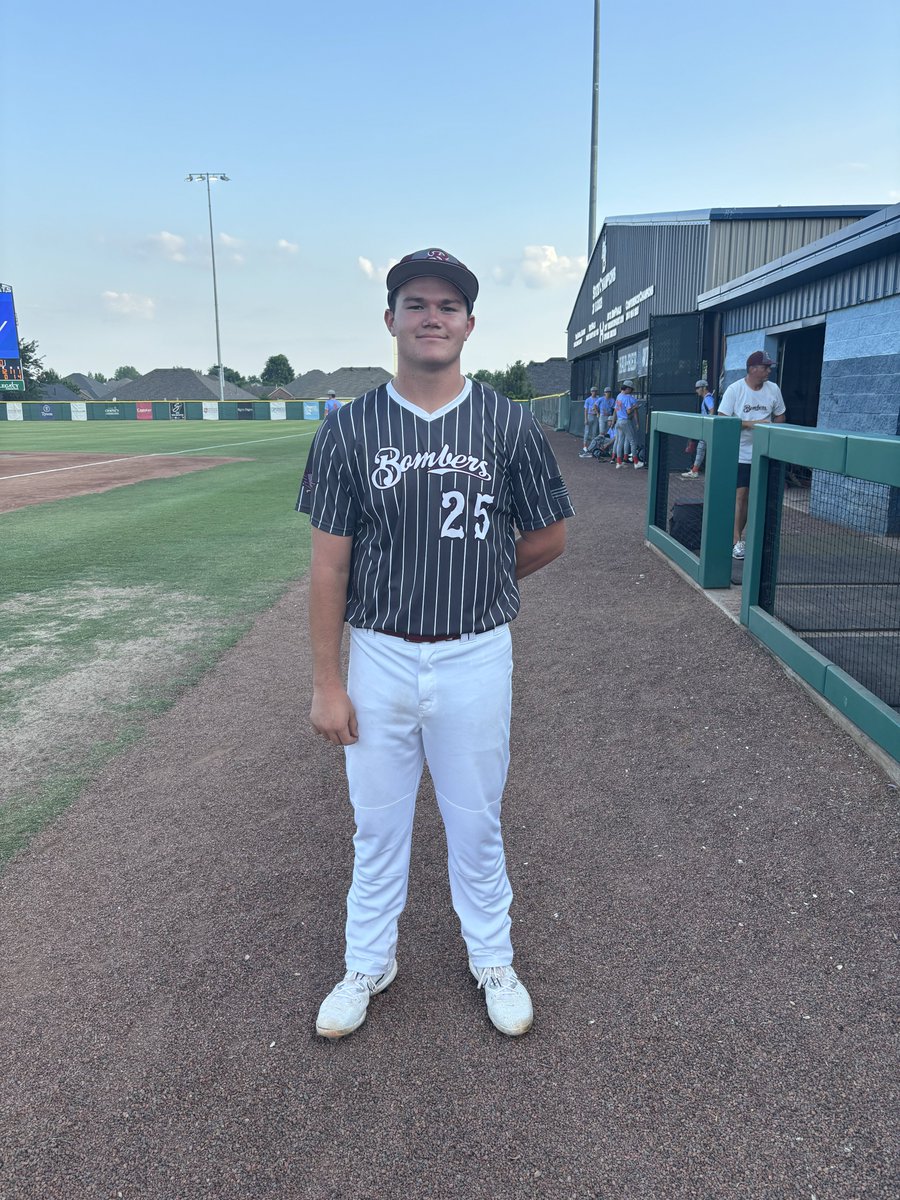 F: SWMO Bombers 12, NWA Sting 0
PoG: Gus Sinning 4 IP, 6K, H, 0R / 2-3, 2 RBI