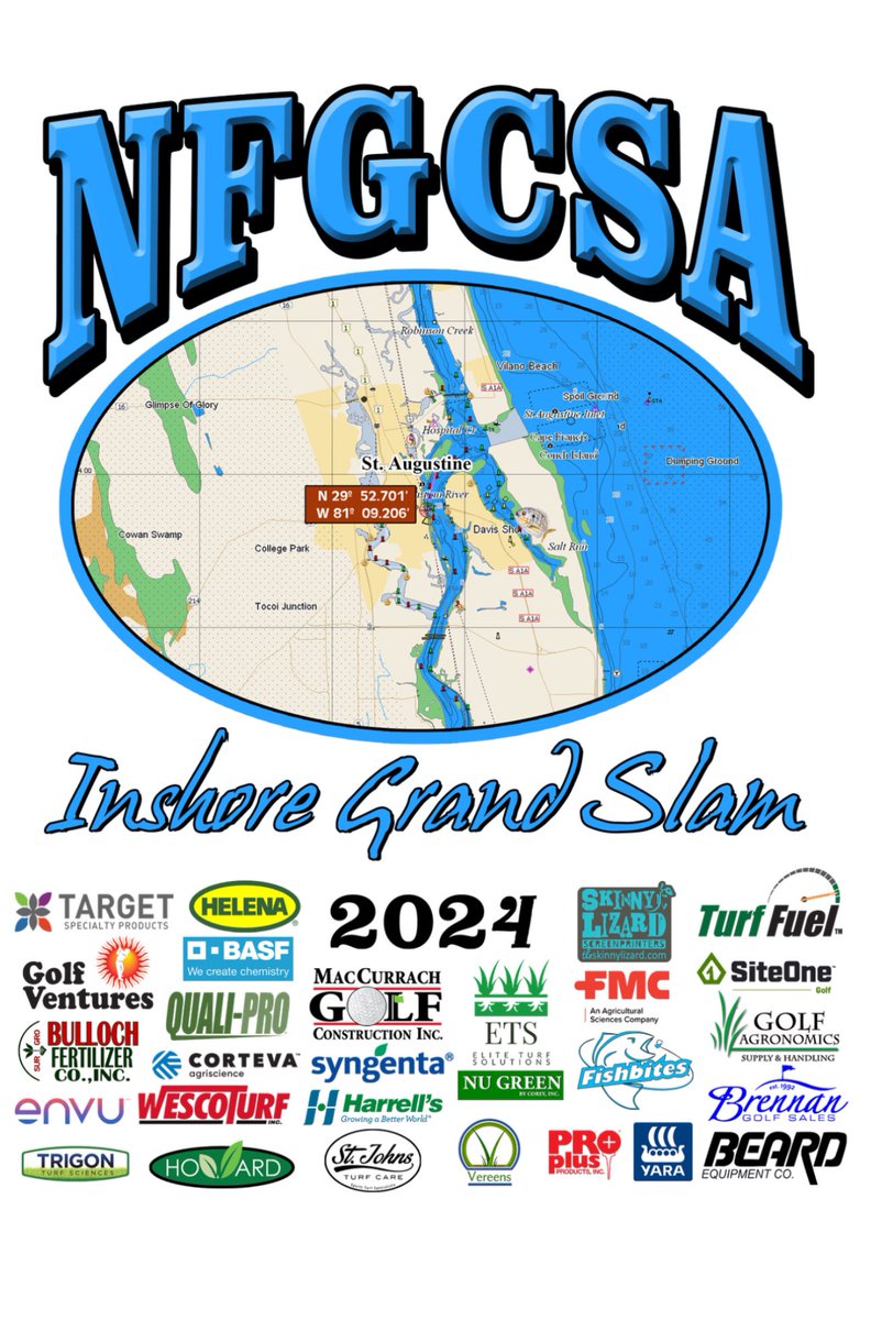 Big Shout Out to all of our sponsors for the NFGCSA Inshore Grand Slam.