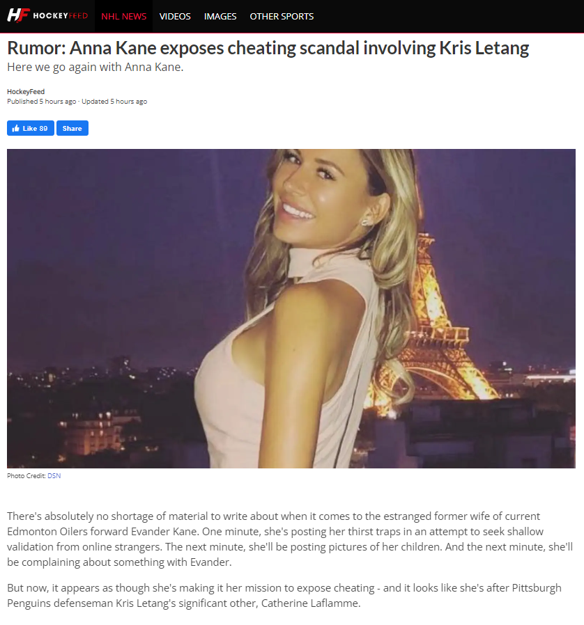 Pooks_rutherfor's tweet photo. @dweeder @lilkd4wg It's not fake. She's just nuts. She claimed Kris Letang wanted to fvck her & his wife cheated on him.
She donated to Ryan Hartman to pay his fine for giving #EK91 the finger.
She claimed she fvcked Dylan Larkin 10 yrs ago when (when he was 17).
https://t.co/LbA7obDkUz https://t.co/4PRaVpkI45