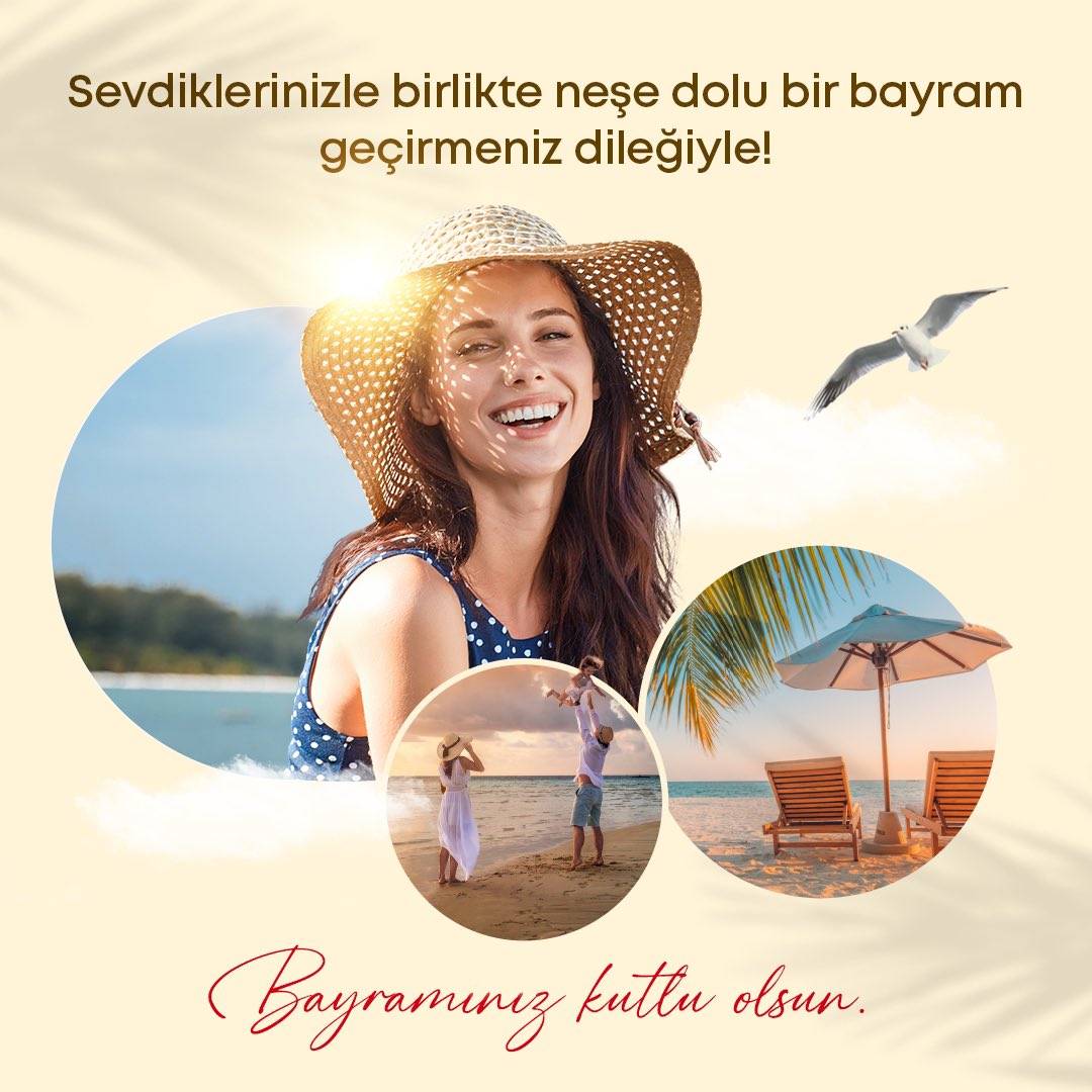 Sevdiklerinizle huzur ve mutluluk dolu bir bayram geçirmeniz dileğiyle… İyi bayramlar.