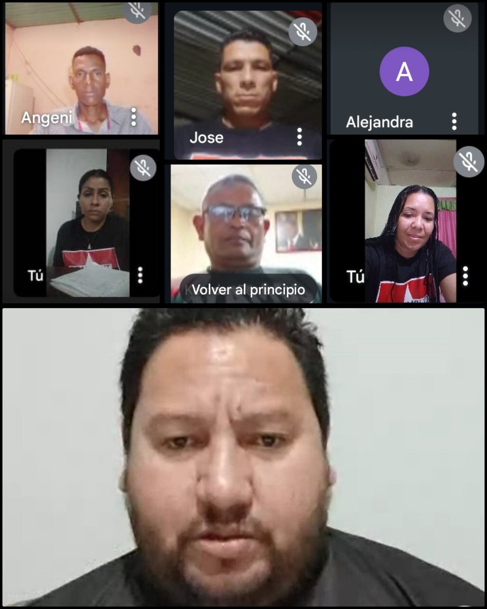 "Lucha batalla y victoria "

4ta Video Conferencia con nuestro Sec Gral Nal <a href="/WBenavides_MRT/">Williams Benavides</a> llevando control y seguimiento del 1XMÁS <a href="/TupamaroMRT_/">Movimiento Revolucionario TUPAMARO Vzla.</a>
<a href="/NicolasMaduro/">Nicolás Maduro</a>