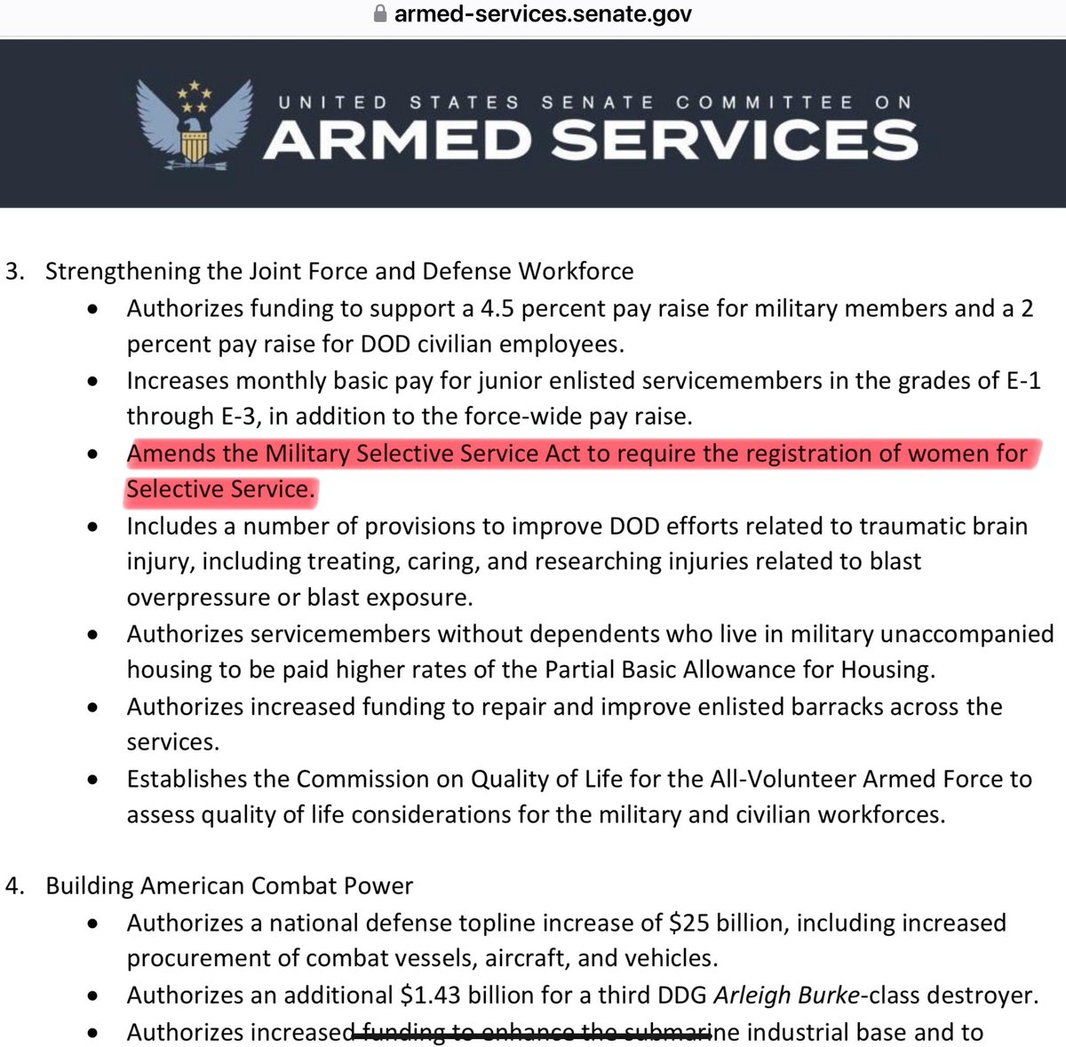 Michael_Yon's tweet image. Women — Prepare to be drafted, jabbed, sterilized, kilt, replaced:

armed-services.senate.gov/imo/media/doc/…