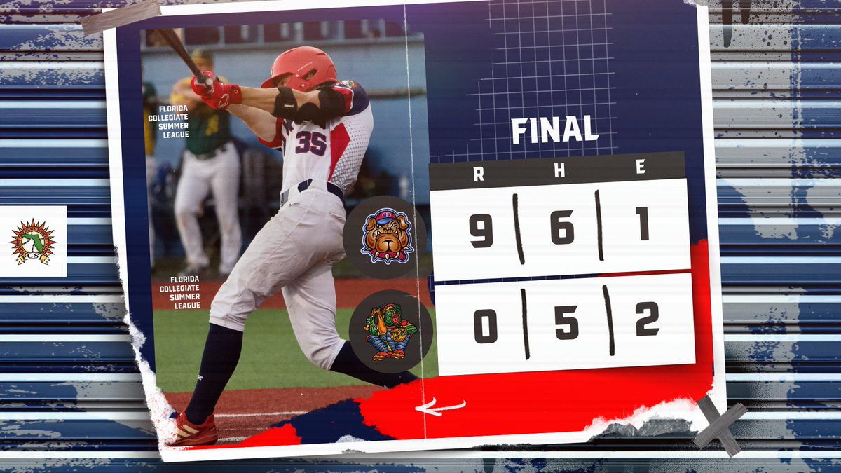 FINAL from Orlando:

The <a href="/FCSLDawgs/">Winter Park Diamond Dawgs</a> score seven runs in the eighth to break it open and clinch a series victory over Orlando!

W: <a href="/harrison_m03/">Harrison Miller</a> (<a href="/WingateBaseball/">Wingate Baseball</a>)- 3.2 IP, 0 R, 6 K

Maverick Stallings (<a href="/ODUBaseball/">Old Dominion Baseball</a>)- 2/3, HR, 2 R, 1 RBI