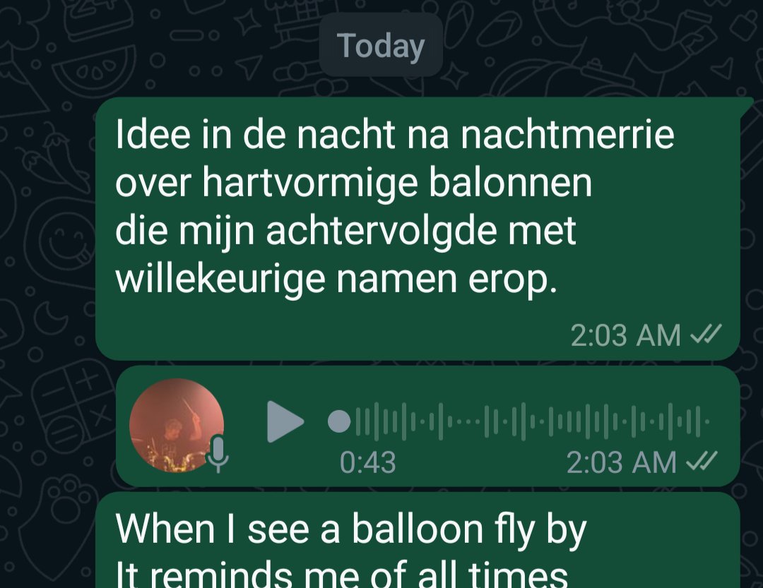 How I bother my bandmate at 2 AM cause I woke up from a nightmare with a complete song in my head. Hope I didn't wake him up with the WhatsApp notification sounds! Had to sing this outside in the garden to keep the house asleep as well.... Haha... #artistlife