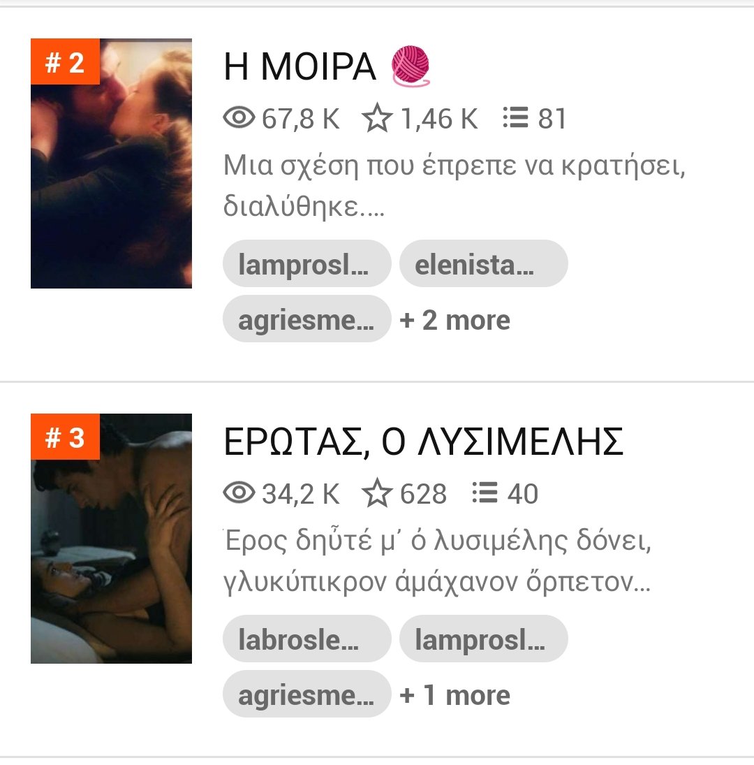 sebastou's tweet photo. 3,5 χρόνια μετά την πρώτη Μοίρα μας.
2 χρόνια μετά τον πρώτο Έρωτα.
Πάνω από 100000 αναγνώστες.
Ακόμα στις πρώτες θέσεις στην καρδιά σας.
Άπειρα ευχαριστώ στον καθέναν από εσάς ❤️🧡💛💚🩵💙💜🤎🤍🩷🩶
#AgriesMelisses https://t.co/Ans4wrpEj8