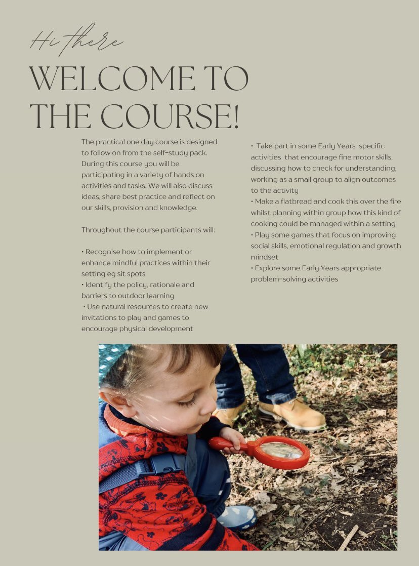 JoPetersEYFS's tweet image. We’re excited to be hosting a practical Outdoor Learning session @RCDivineMercy today. This training event is facilitated by inspirational Gemma Hill-Davis @camp_curiosity.
#outdoored #outdoortraining