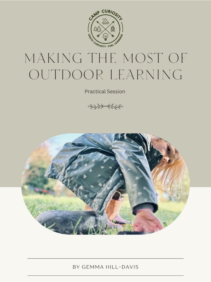 JoPetersEYFS's tweet image. We’re excited to be hosting a practical Outdoor Learning session @RCDivineMercy today. This training event is facilitated by inspirational Gemma Hill-Davis @camp_curiosity.
#outdoored #outdoortraining