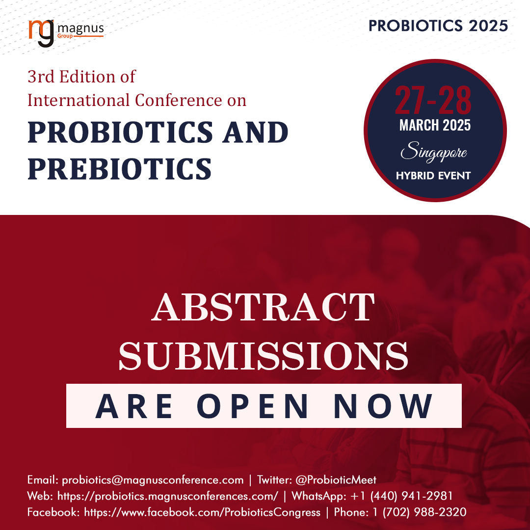 ProbioticMeet's tweet photo. Join us at the @ProbioticMeet hosted by @magnus_group in Singapore and be part of groundbreaking discussions shaping the future of technology
Visit: https://t.co/FKEHdK00n5 
+1 (702)-988-2320 
+1 (440) 941-2981 https://t.co/15HZ3RaOv4