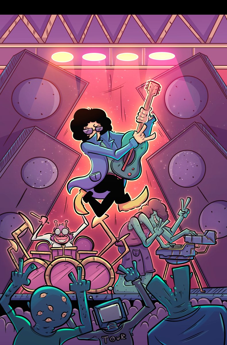 Comics journalists/creators/ podcasters!   

Review copies of my big-hearted, ball-busting sci-fi comedy MILKYWAVE will be available soon.  

Who wants one? I don't necessarily want a write-up; I'm way more interested in hearing whether or not you like it!

Art by <a href="/llanelloyd/">Lane! Draws! Comics!</a>