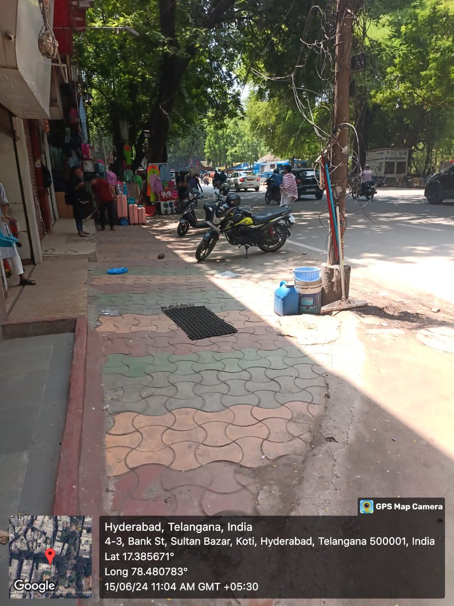 EJambagh's tweet photo. @mohammedalee_s @GHMCOnline Dear Citizen inconvenience caused is regretted, presently there is no water logging.. shallow water logging is observed. Instructed CRMP MET to attend and resolve...Thanks https://t.co/65nq1DM3q4