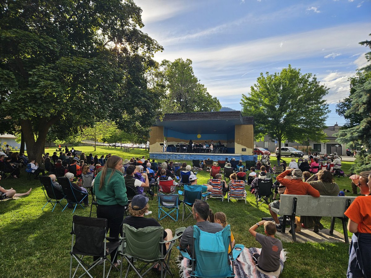 Great concert in the park by SMS students.