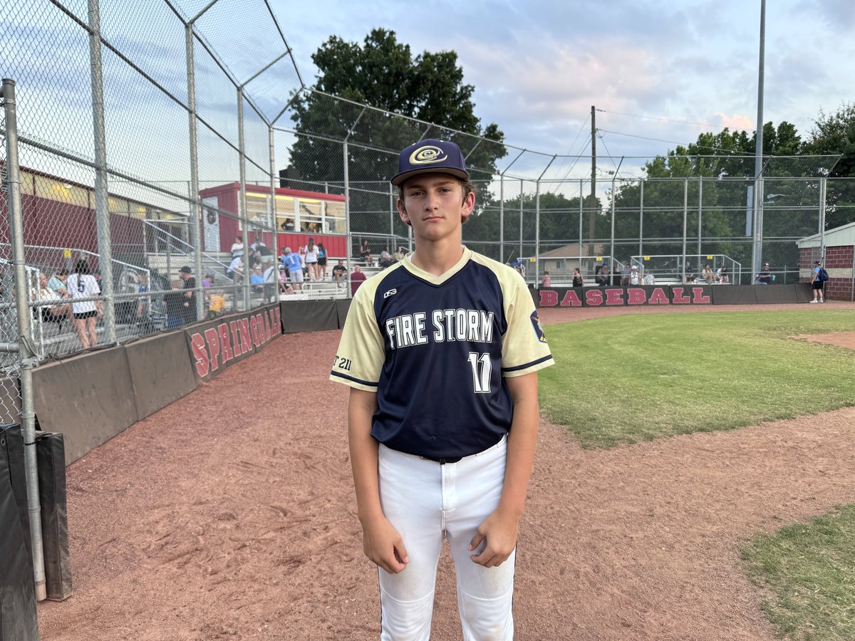 #ChadWolffClassic F: Elkhorn South Storm 7, KC Elite White 2
PoG: Spencer Johnson 2-4, R
Pitcher: Thomas Huber 6 IP, 6K, 2 ER