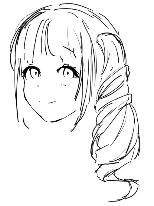 【髪の描き方】縦ロールの資料みんなこれじゃないの?? 