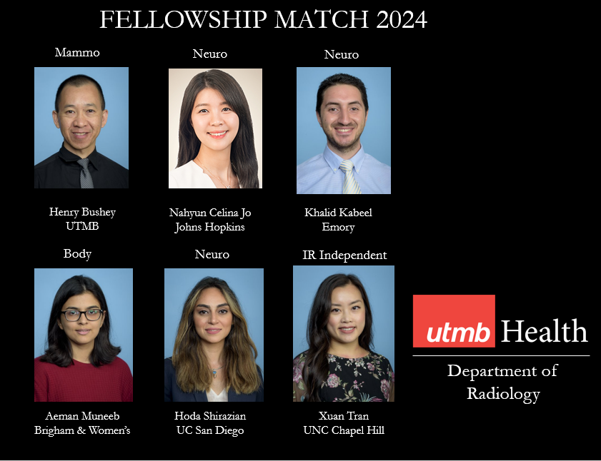 Congratulations to our R3 Class for matching their top choice fellowships! We are so proud of you!