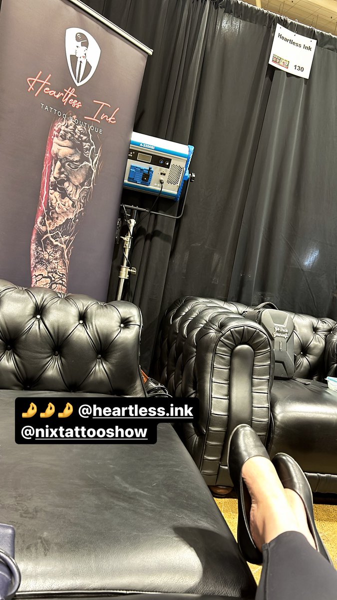 RMuasher29's tweet photo. Thank you @nixtattooshow for another fantastic show. May you have a very successful weekend with all these incredibly talented artists from all over the globe 🌍 🫶 💉 https://t.co/l6GFs1SuY2