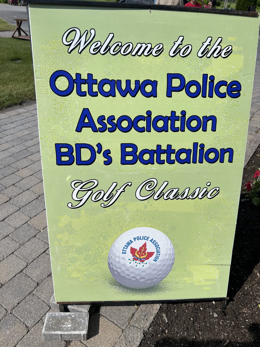 OPALamothe's tweet photo. Another great year for BD Battalions golf tournament!  We do this every year to remember our dear friend Brian who passed away from ALS. The money we raise goes to OPA Benevolent fund, ALS and DIFD. Thank you to everyone who came out to support our cause💙💙⁦@bdbattalion⁩ https://t.co/OgNi5tPJu3
