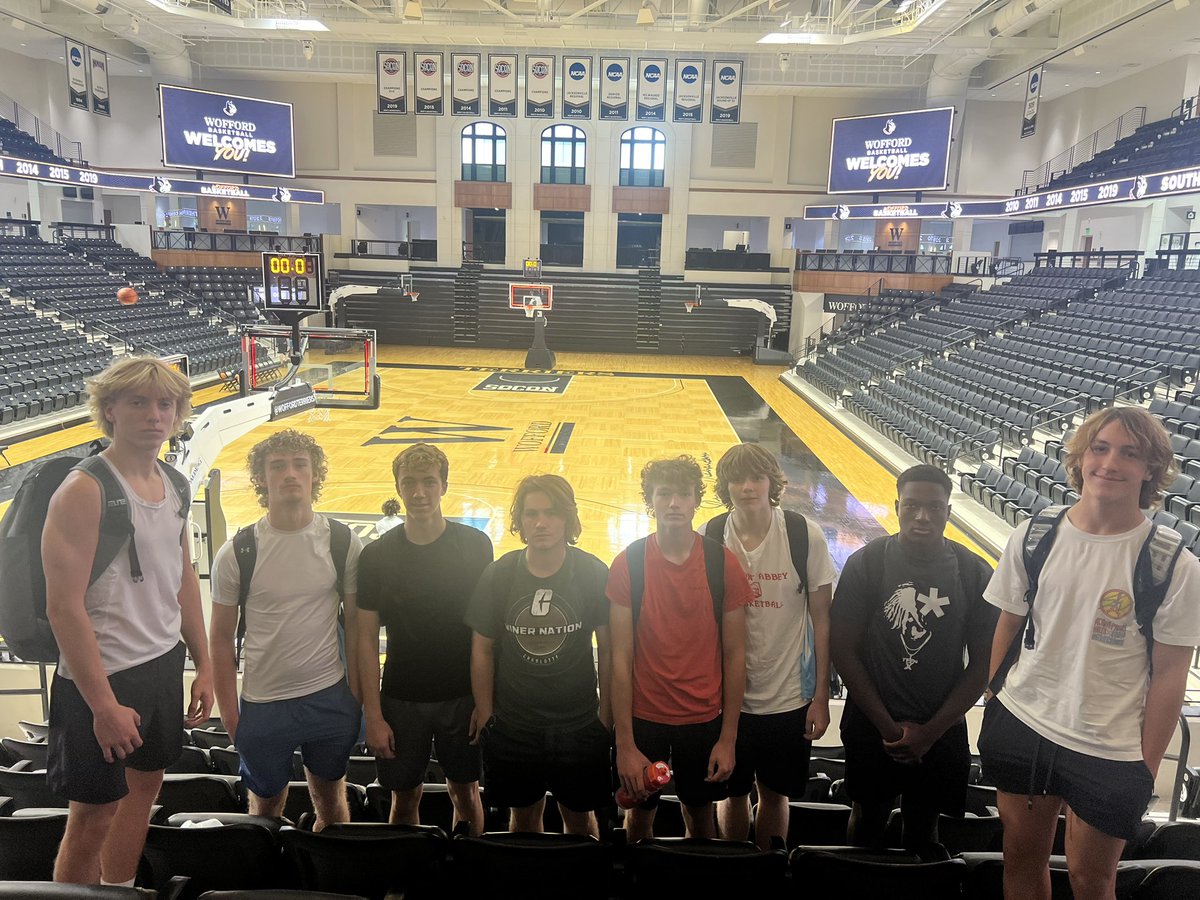 The guys had a great time at <a href="/WoffordMBB/">Wofford Men's Basketball</a> team camp!