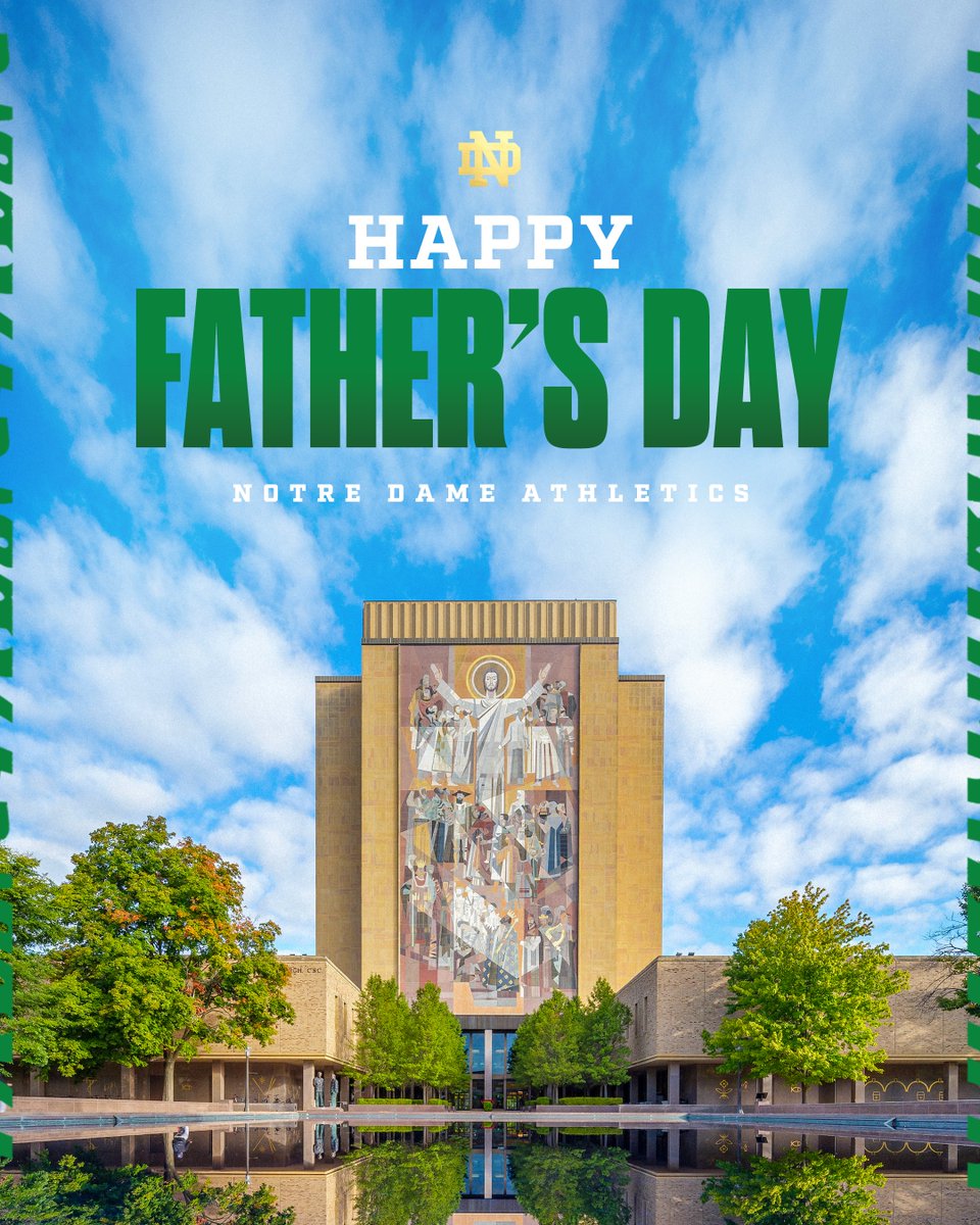 To all the fathers and father figures in our lives, we celebrate you and all you do for us!

#GoIrish | #FathersDay