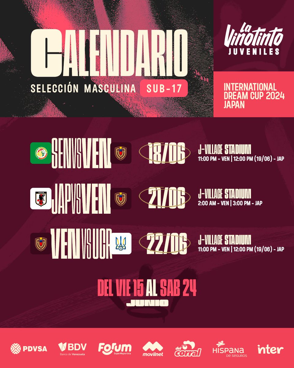 Juveniles Vinotinto tweet media