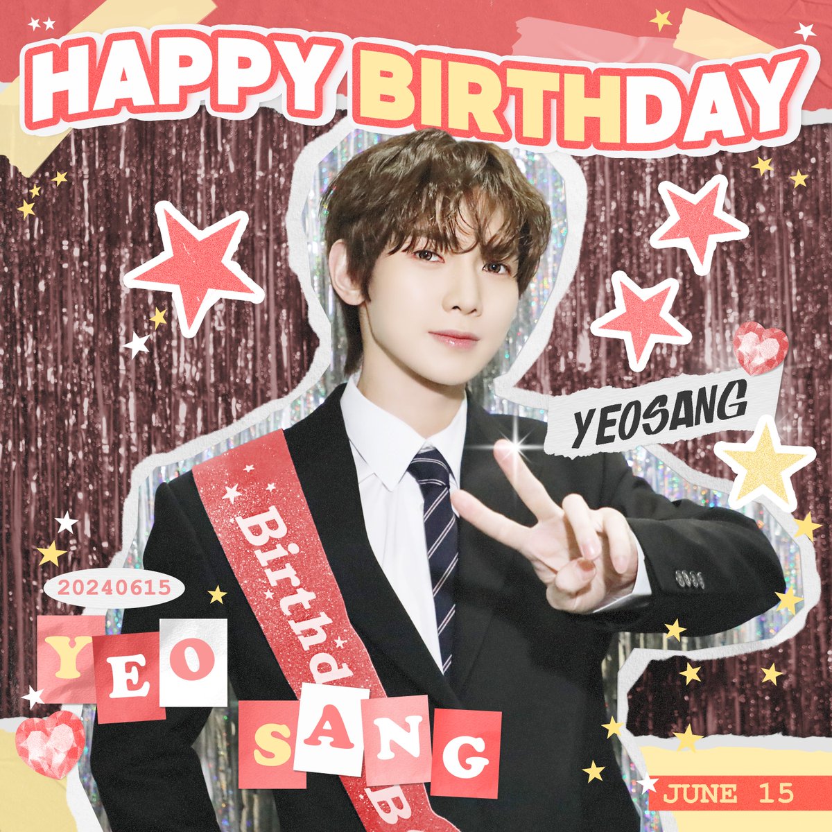 hobbitiny's tweet photo. Happiest birthday to our #LiketheSunshineYeosang 😍 https://t.co/vPgIY5Ugij