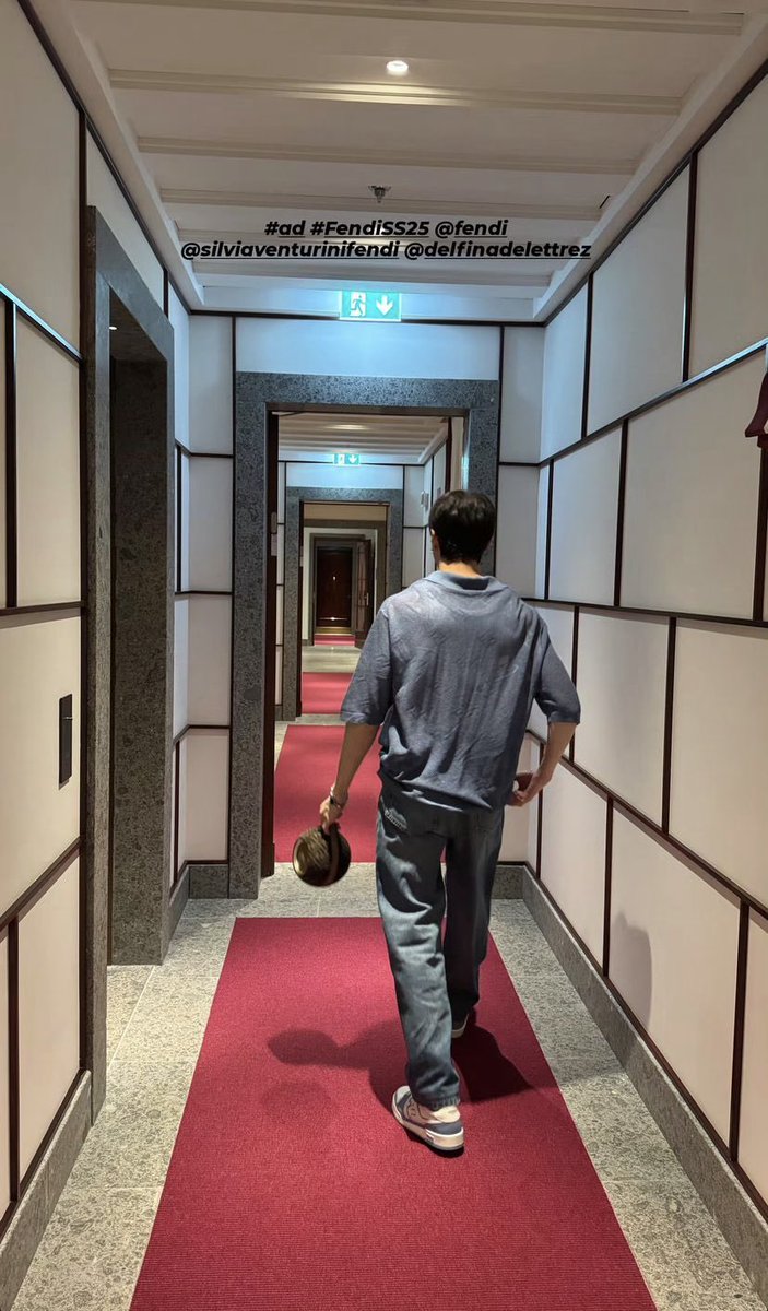 chan instagram story update: #fendiss25 @fendi