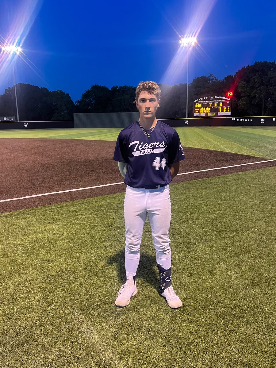✭Five Tool Texas✭ (@fivetooltexas) on Twitter photo F: <a href="/DTigerBaseball/">Dallas Tigers</a> MidCities Clay 2026 7, 417 National 16U 3
PoG: Cameron Ireland 1-3, Walk-off Grand Slam, 4 RBI, R F: <a href="/DTigerBaseball/">Dallas Tigers</a> MidCities Clay 2026 7, 417 National 16U 3
PoG: Cameron Ireland 1-3, Walk-off Grand Slam, 4 RBI, R