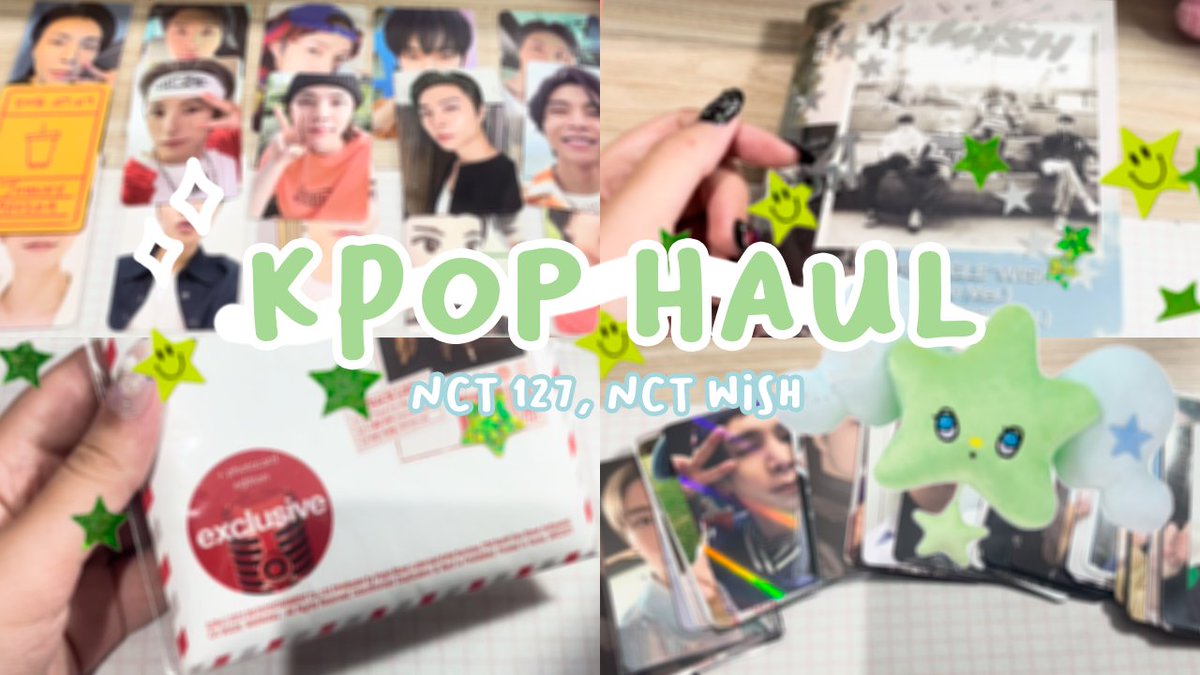 suhkuns's tweet photo. vídeo novo no canal!! um pouco atrasado, mas unboxing dos álbuns do nct wish, versão da target de be there for me e muitosss cards <3

unboxing dos álbuns do nct wish + recebendo +60 photocards! 🌟 | k-pop haul #18
https://t.co/MphODv4lUN https://t.co/WlrhOcVcdW