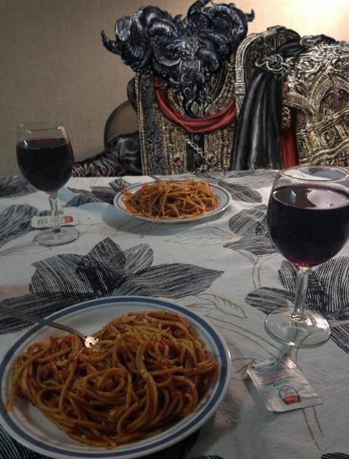 Dinner with the wife