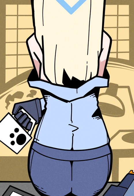 背中尾刃 #ブルアカ 