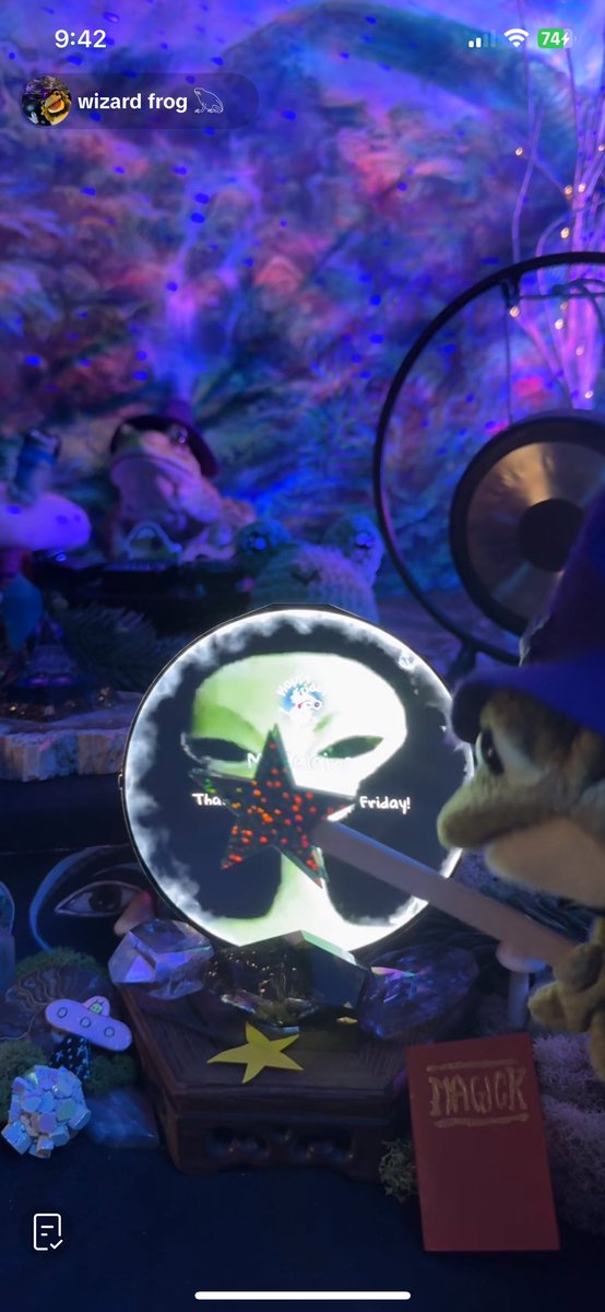 pember_emily's tweet image. It’s #freekyfroggyfriday! Come hang with us!

We had an 👽 invasion, but #wizardfrog worked his magic and got rid of them…

tiktok.com/t/ZTNJV7fmC/
