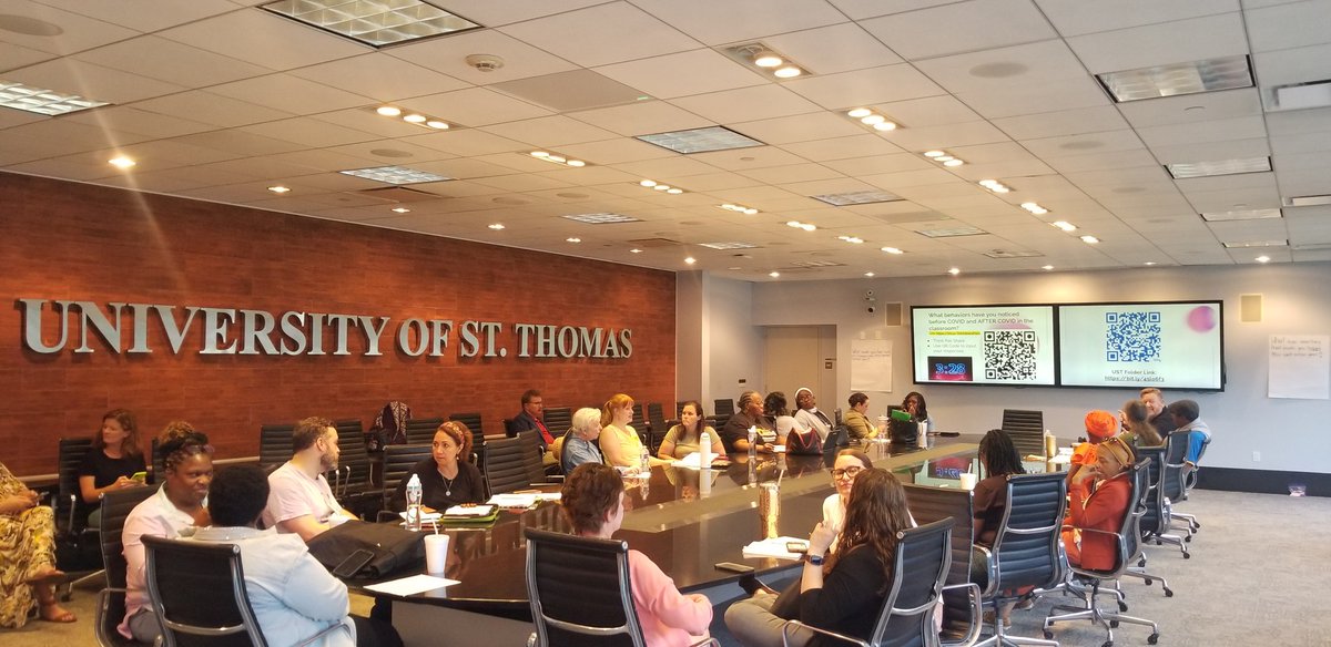 ms_ctran's tweet photo. My first speaking engagement at @stthomashouston! Invited by my old professor, Dr. Gichuri, to share about bringing cultural awareness to the classroom along with #SEL practices for classroom teachers. #multiculturalawareness #diversity https://t.co/P0lqmPjvmm