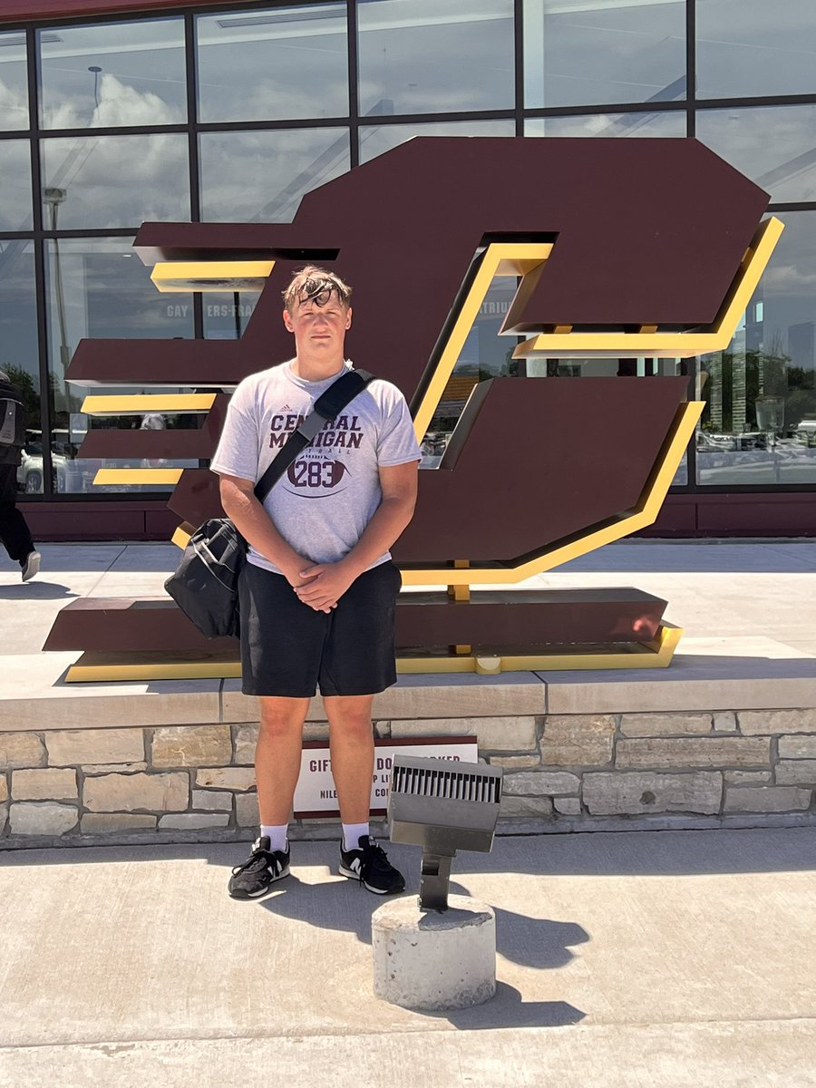 Had a great day <a href="/CMU_Football/">Central Michigan Football</a> camp can’t wait to be back