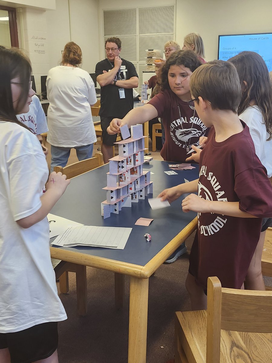 Smith_Chrissy_'s tweet photo. 5th grade moving up event at the middle school today.  The kids had a blast! @EnrightKristin @CentralSquareSD @TColabufo https://t.co/Udcv537Gwr