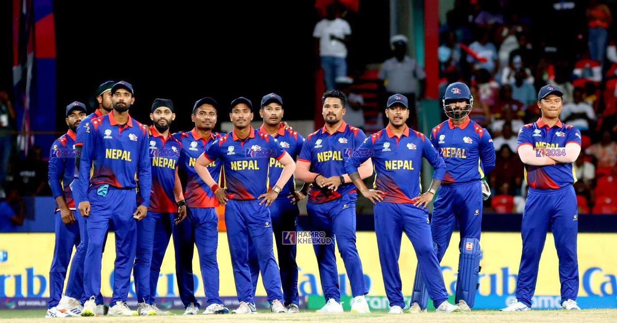 AusmemeNp's tweet photo. Dream 💔: Nepal loses the match with South Africa by 1 run 😢 https://t.co/rAhrPlba0c