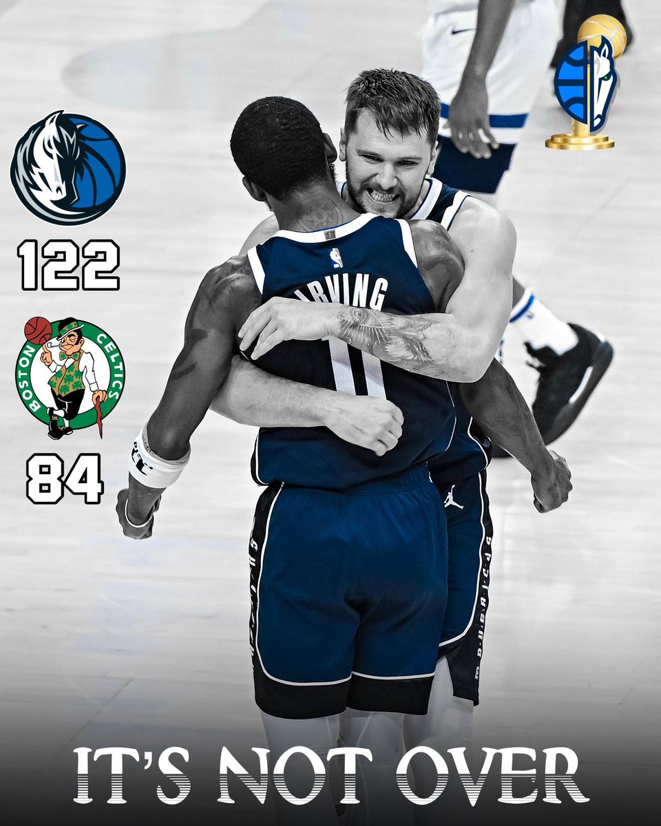 Mavs_FFL's tweet photo. MAVS CRUSH THE CELTICS!!

#MFFL https://t.co/1snZ5Unhrm